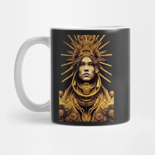 Ancient Woman with Gold Ornaments- best selling Mug